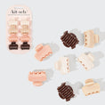 Load image into Gallery viewer, Kitsch | Recycled Plastic Mini Cloud Claw Clips 8pc Set - Rosewood