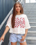 Load image into Gallery viewer, The Retro Twist Cropped Razorback Tee