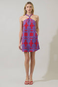 Load image into Gallery viewer, Rory Floral Amory Halter Mini Dress