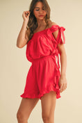 Load image into Gallery viewer, Ruby Ruffle One-Shoulder