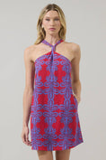 Load image into Gallery viewer, Rory Floral Amory Halter Mini Dress