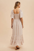 Load image into Gallery viewer, Found My Flow Smocked Flutter Sleeve Maxi