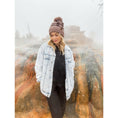 Load image into Gallery viewer, C.C Beanie | Houndstooth Pom Beanie