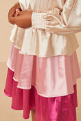 Load image into Gallery viewer, Kids | Pretty in Pink Satin Dress
