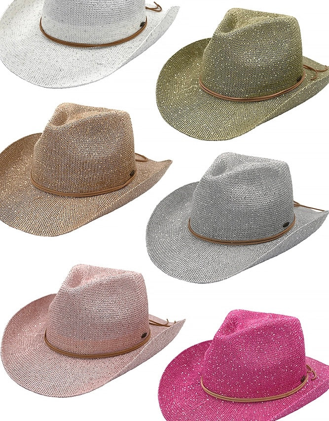 C.C | Sequin Cowgirl Hat – Whimsy Whoo display picture 3