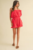 Load image into Gallery viewer, Ruby Ruffle One-Shoulder