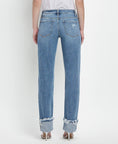 Load image into Gallery viewer, Lovervet by VERVET Jeans | Made to Chill Mid-Rise Cuffed Straight Jeans