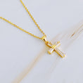Load image into Gallery viewer, Faith That Shines Crystal Cross Necklace