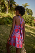 Load image into Gallery viewer, Rory Floral Amory Halter Mini Dress