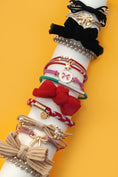 Load image into Gallery viewer, Beautiful in Bows Hair Tie & Bracelet Set | Red