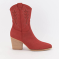 Load image into Gallery viewer, Spin Me Around Red Cowboy Boot
