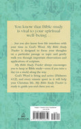 Load image into Gallery viewer, Back cover of a book with text about Bible study and a barcode on a teal background