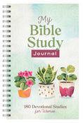 Load image into Gallery viewer, Bible Study Journal with plants on a light background