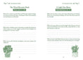 Load image into Gallery viewer, Book pages with text and illustrations of plants on a white background