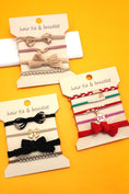 Load image into Gallery viewer, Beautiful in Bows Hair Tie & Bracelet Set | Red