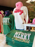 Load image into Gallery viewer, Royce christmas sweatshirts, green christmas sweatshirts, Merry Christmas sweatshirts, christmas sweatshirts near me, boutiques Fayetteville ar