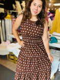 Load image into Gallery viewer, The Chocolate Chip Polka Dot Dress