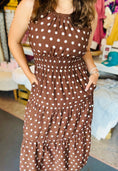 Load image into Gallery viewer, The Chocolate Chip Polka Dot Dress