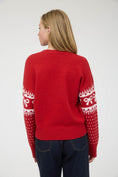 Load image into Gallery viewer, Bows & Hearts Red Christmas Sweater