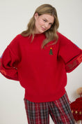 Load image into Gallery viewer, Bright & Merry Red Christmas Sweater