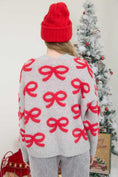 Load image into Gallery viewer, Wrapped up Warm in a Bow Cardigan
