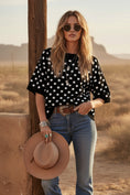 Load image into Gallery viewer, The Monochrome Moment Polka Dot Sweater