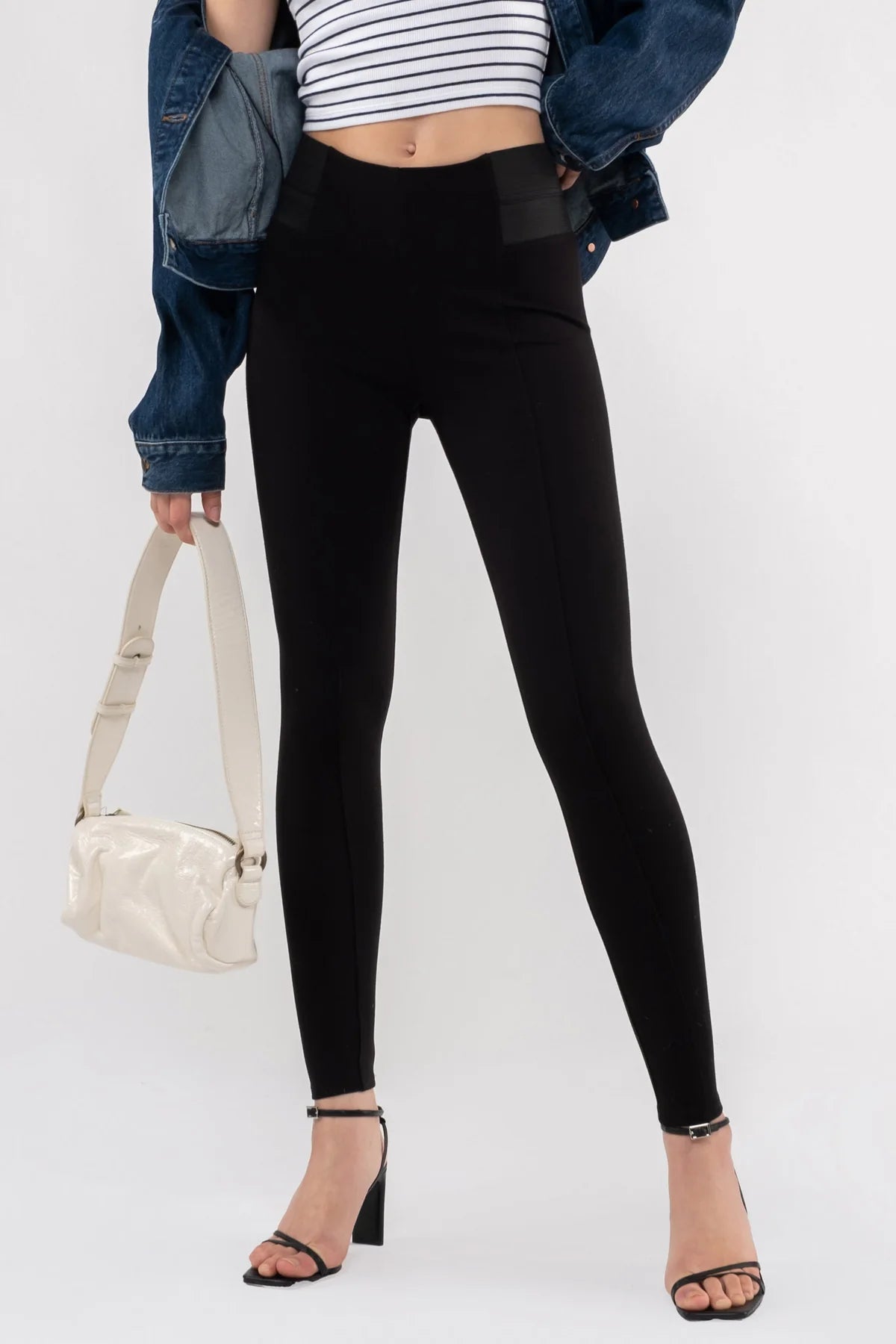 So Chic Suede Leggings