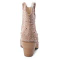 Load image into Gallery viewer, Women matisse boots champagne rhinestone bootie, matisse rhinestone boots, rhinestone ankle boots, rhinestone boots, shop rhinestone boots, matisse rhinestone boots, matisse boots, matisse boots rhinestone, matisse nashville rhinestone boots, rhinestone booties near me, rhinestone cowboy boots near me,