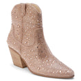 Load image into Gallery viewer, Women matisse boots champagne rhinestone bootie, matisse rhinestone boots, rhinestone ankle boots, rhinestone boots, shop rhinestone boots, matisse rhinestone boots, matisse boots, matisse boots rhinestone, matisse nashville rhinestone boots, rhinestone booties near me, rhinestone cowboy boots near me,