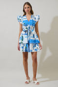 Load image into Gallery viewer, Sosy Postcard Marisol Tiered Mini Dress