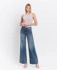 Load image into Gallery viewer, Lovervet by VERVET | Making Moves Wide Leg Jeans HIGH RISE A LINE WIDE LEG JEANS LV1633
