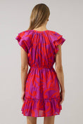 Load image into Gallery viewer, Arona Floral Baden Ruffle Mini Dress