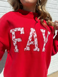 Load image into Gallery viewer, The Razorback Rose Arkansas Mockneck Sweatshirt