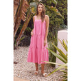 Load image into Gallery viewer, Perfectly Pretty Cotton Tiered Midi Dress