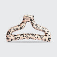 Load image into Gallery viewer, Kitsch | Satin Wrapped Claw Clip - Leopard