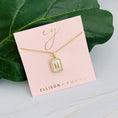 Load image into Gallery viewer, Ellison & young jewelry, initial jewelry, initial locket necklace, gold initial necklace, gold initial locket, letter necklace, gold letter necklace, Fayetteville ar shopping, boutiques in Fayetteville ar, stores near me