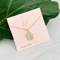 Load image into Gallery viewer, Ellison & young jewelry, initial jewelry, initial locket necklace, gold initial necklace, gold initial locket, letter necklace, gold letter necklace, Fayetteville ar shopping, boutiques in Fayetteville ar, stores near me