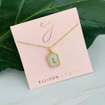 Load image into Gallery viewer, Ellison & young jewelry, initial jewelry, initial locket necklace, gold initial necklace, gold initial locket, letter necklace, gold letter necklace, Fayetteville ar shopping, boutiques in Fayetteville ar, stores near me