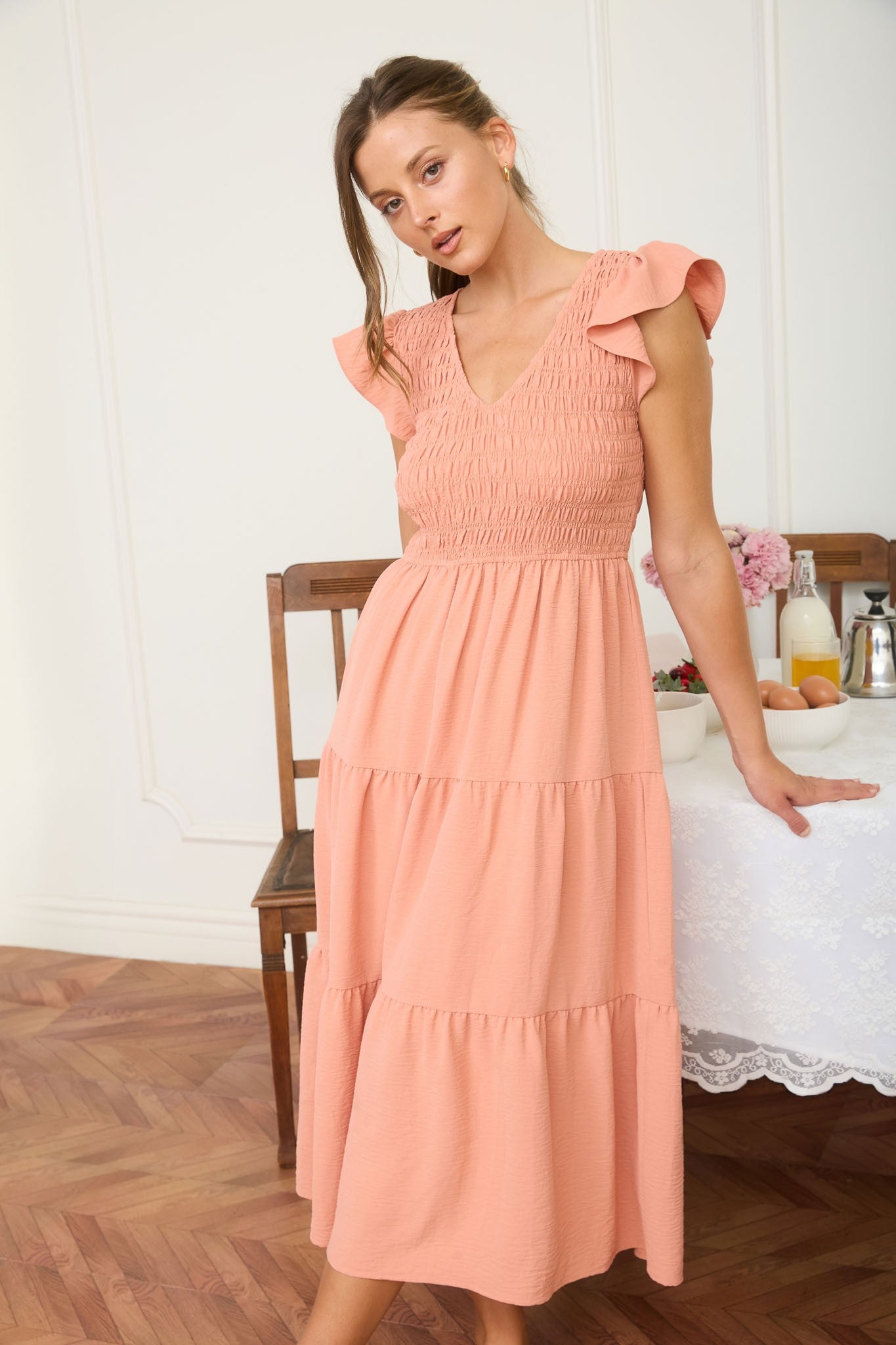 cocktail dresses fayetteville ar May Queen MQ2080 - Sheer Corset Cocktail Dress 8 / Baby Blue