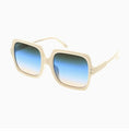 Load image into Gallery viewer, Blue Gem Sunglasses | Rose Collection