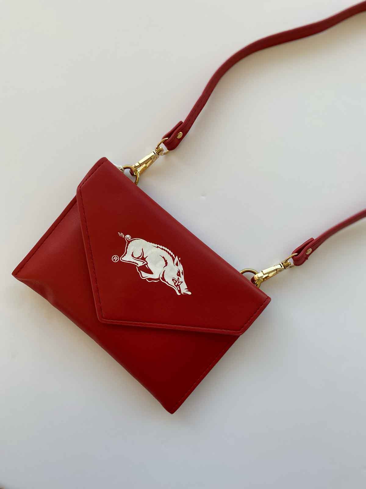 NCAA Arkansas Razorbacks Custom Name Women Handbags And Women Purse Wallet  - Growkoc