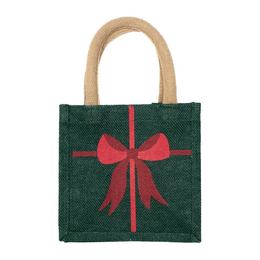 Christmas Bow Mini Gift Tote