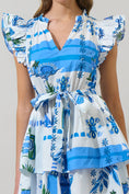 Load image into Gallery viewer, Sosy Postcard Marisol Tiered Mini Dress
