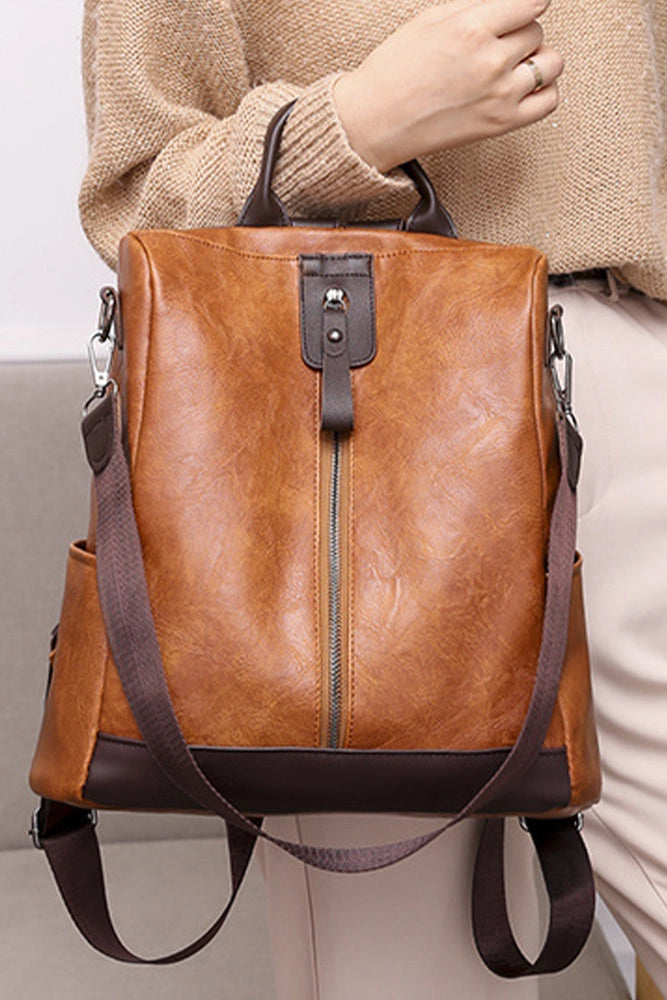 Steal Away Vegan Leather Backpack