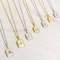 Load image into Gallery viewer, Wrapped in Sparkle Initial Locket Necklace
