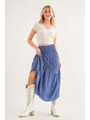 Go with the Flow Tiered Boho Maxi Skirt