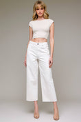 Load image into Gallery viewer, Hidden Jeans: White Wideleg Jeans
