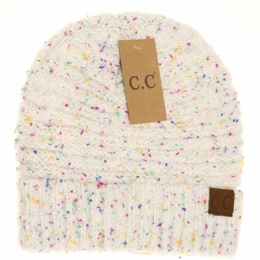 C.C Beanie | Confetti Boucle Knit Beanie