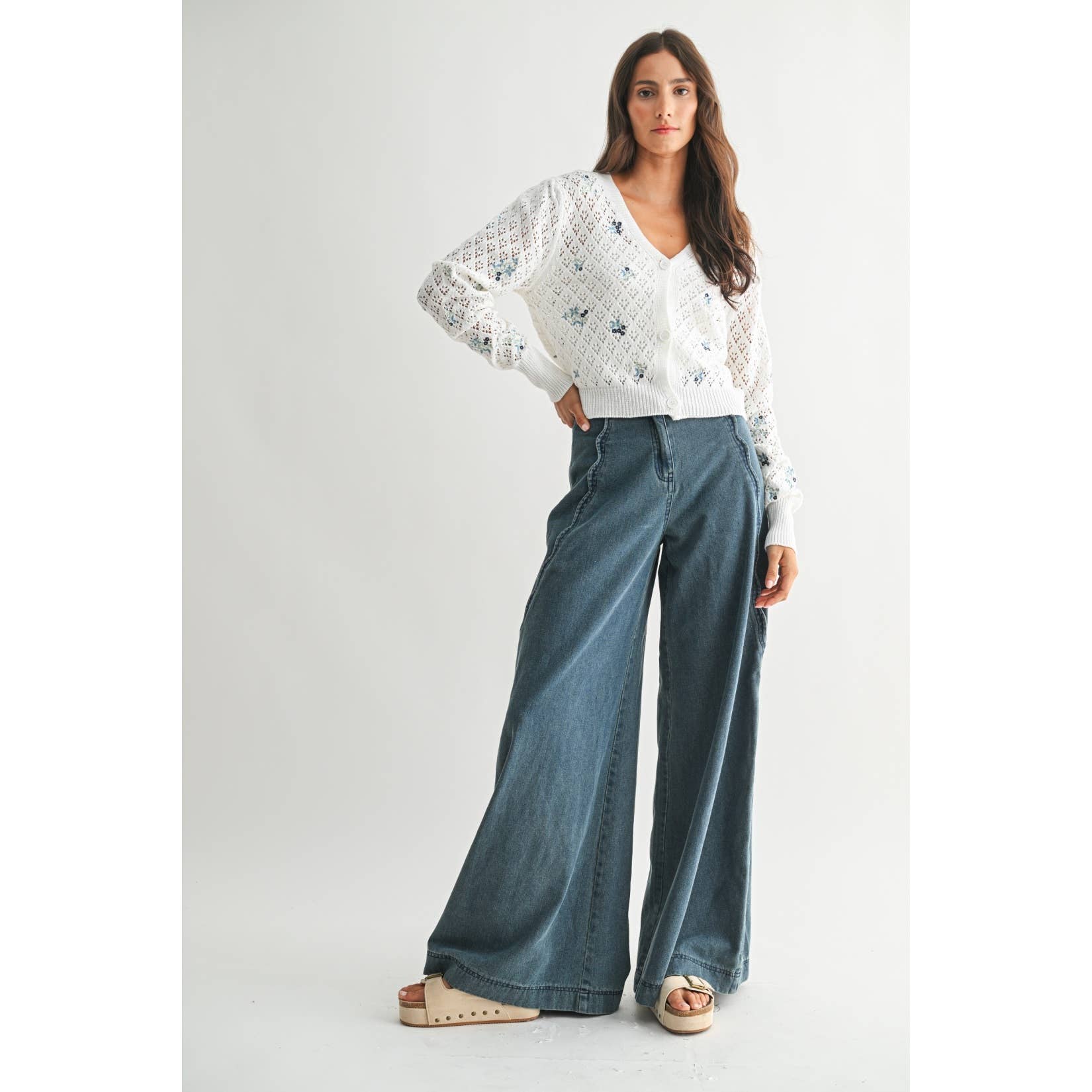The Double Take Wide Leg Trousers