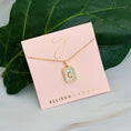 Load image into Gallery viewer, Wrapped in Sparkle Initial Locket Necklace
